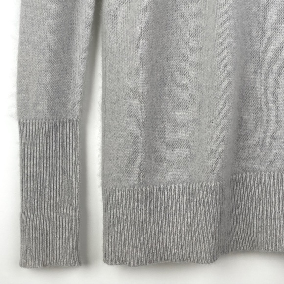 J. Crew Collection Italian Cashmere Sweater Grey - Picture 4 of 10
